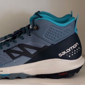 Salomon Men China Blue Lightweight Outpulse Mid Gore-Tex Hiking Boots US